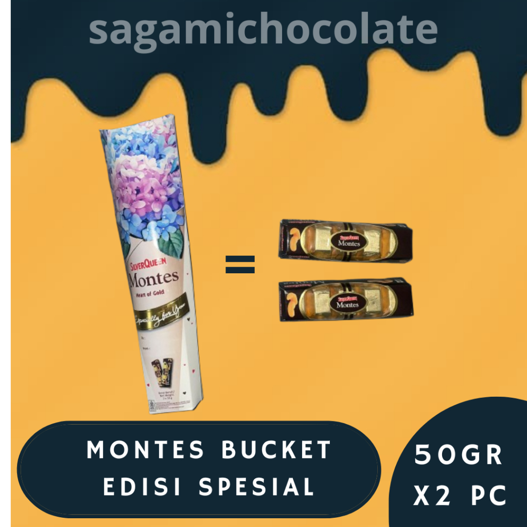 

COKLAT MONTES SILVERQUEEN CHUNKY MODEL BUCKET ISI 50 GR X 2 | VALENTINE EDITION