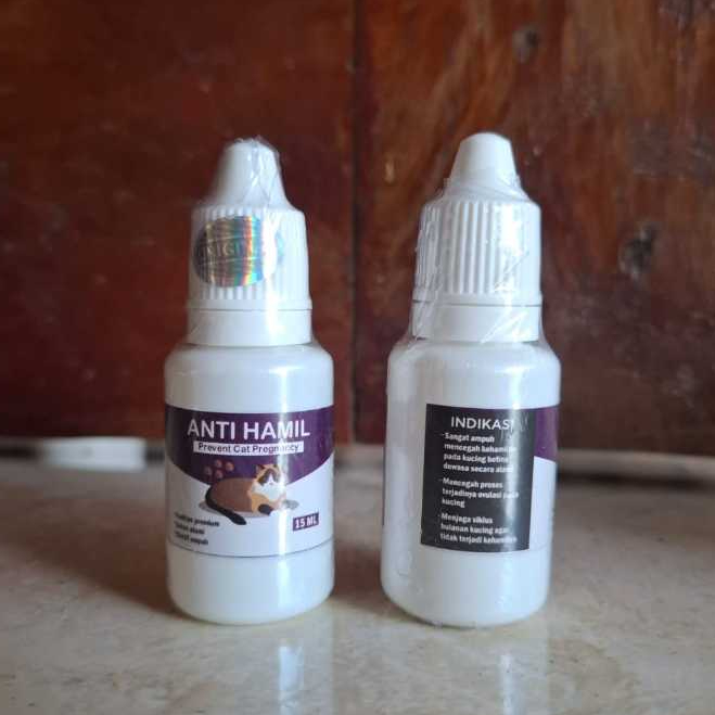 Obat KB Kucing/Anti Hamil Kucing / Anti Hamil Kucing 15 ml