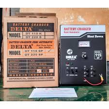 CHARGER AKI DELTA DT.115 SP 15 AMPER SEMI AUTOMATIC UNTUK AKI MOBIL MOTOR