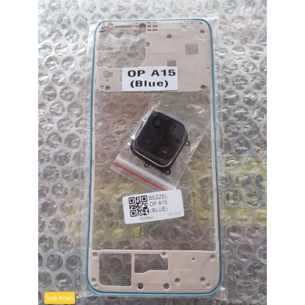 Basel Oppo a15 / penutup mesin Oppo a15
