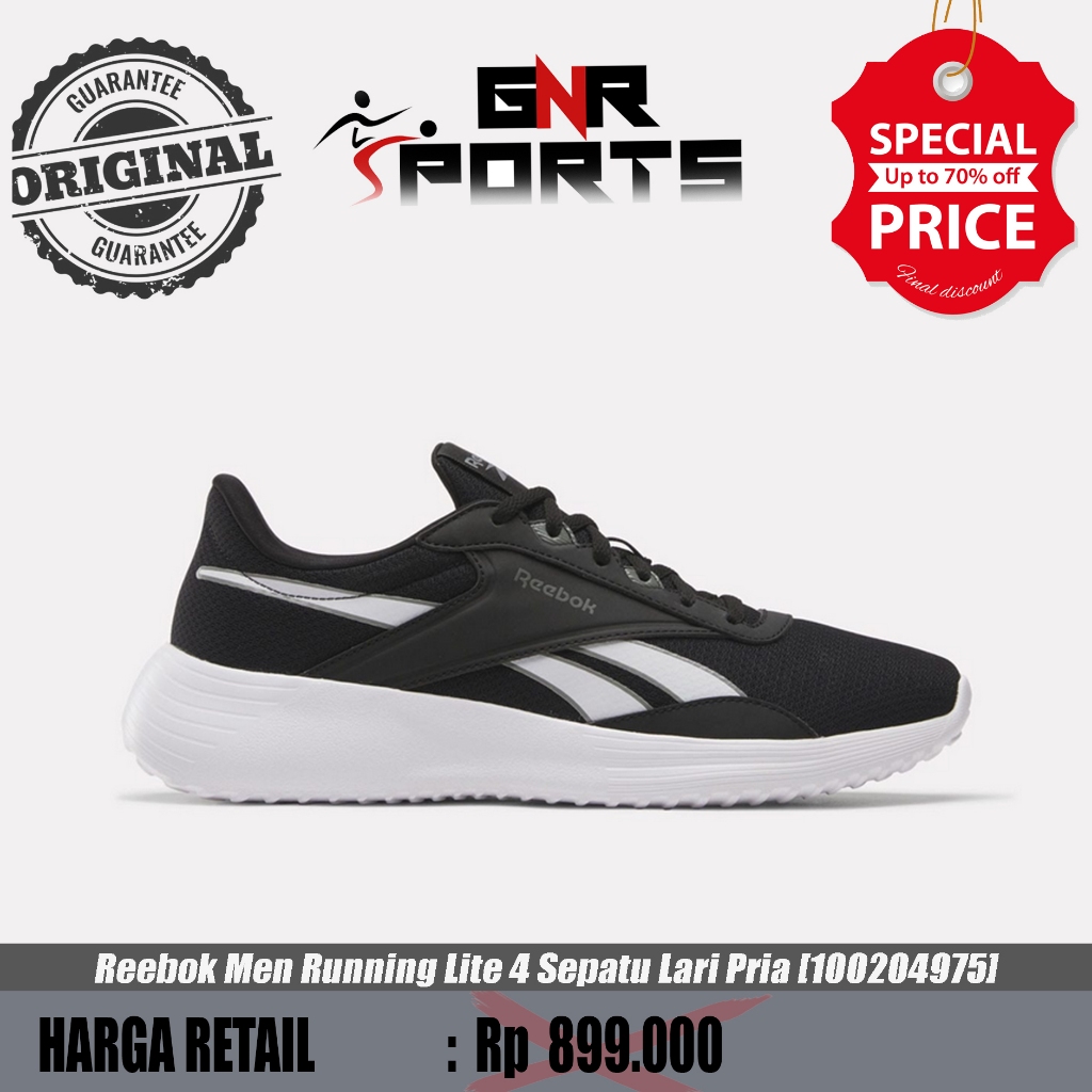 Sepatu Reebok Men Running Lite 4 Sepatu Lari Pria [100204975] Original 100%