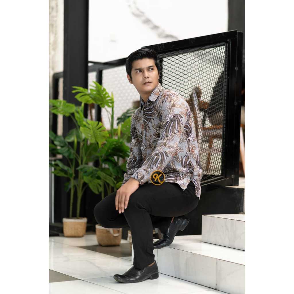 [sale] KEMEJA BATIK LENGAN PANJANG SLIMFIT KARYAKU BAE PEKALONGAN