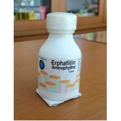 Erphafillin Aminophylline 200 mg Isi 100 Tablet
