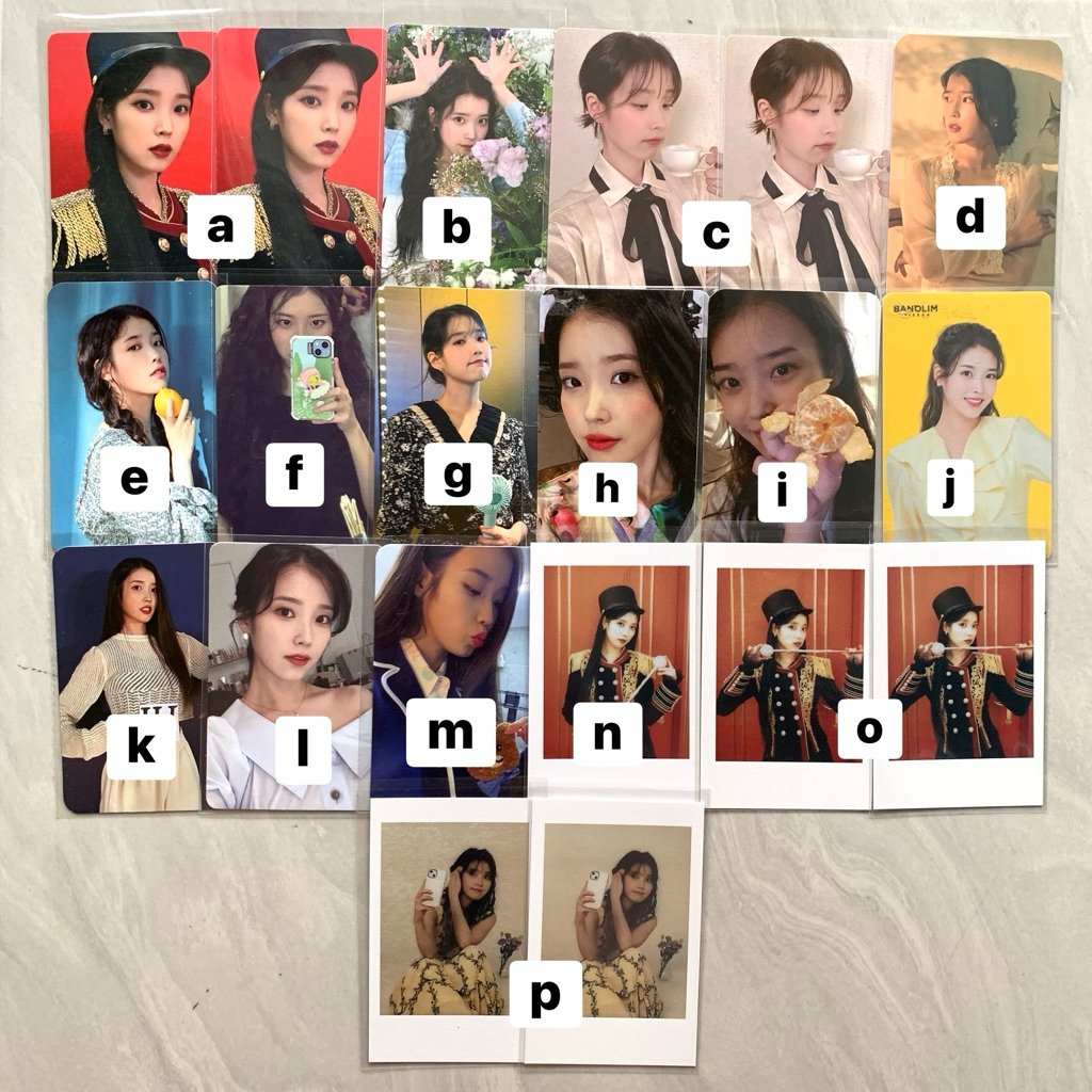 PHOTOCARD IU MD LILAC, MD STRAWBERRY MOON, UAENA 5th 6th MD, SG19 SG25, THE GOLDEN HOUR
