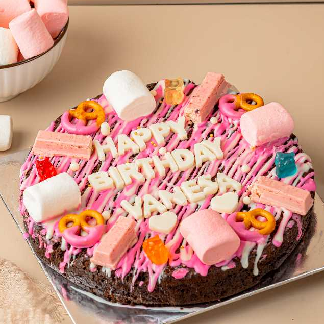 

Pinkylicious Brownies Chan Patisserie Diameter 20cm | Birthday Cake | Custom Cake