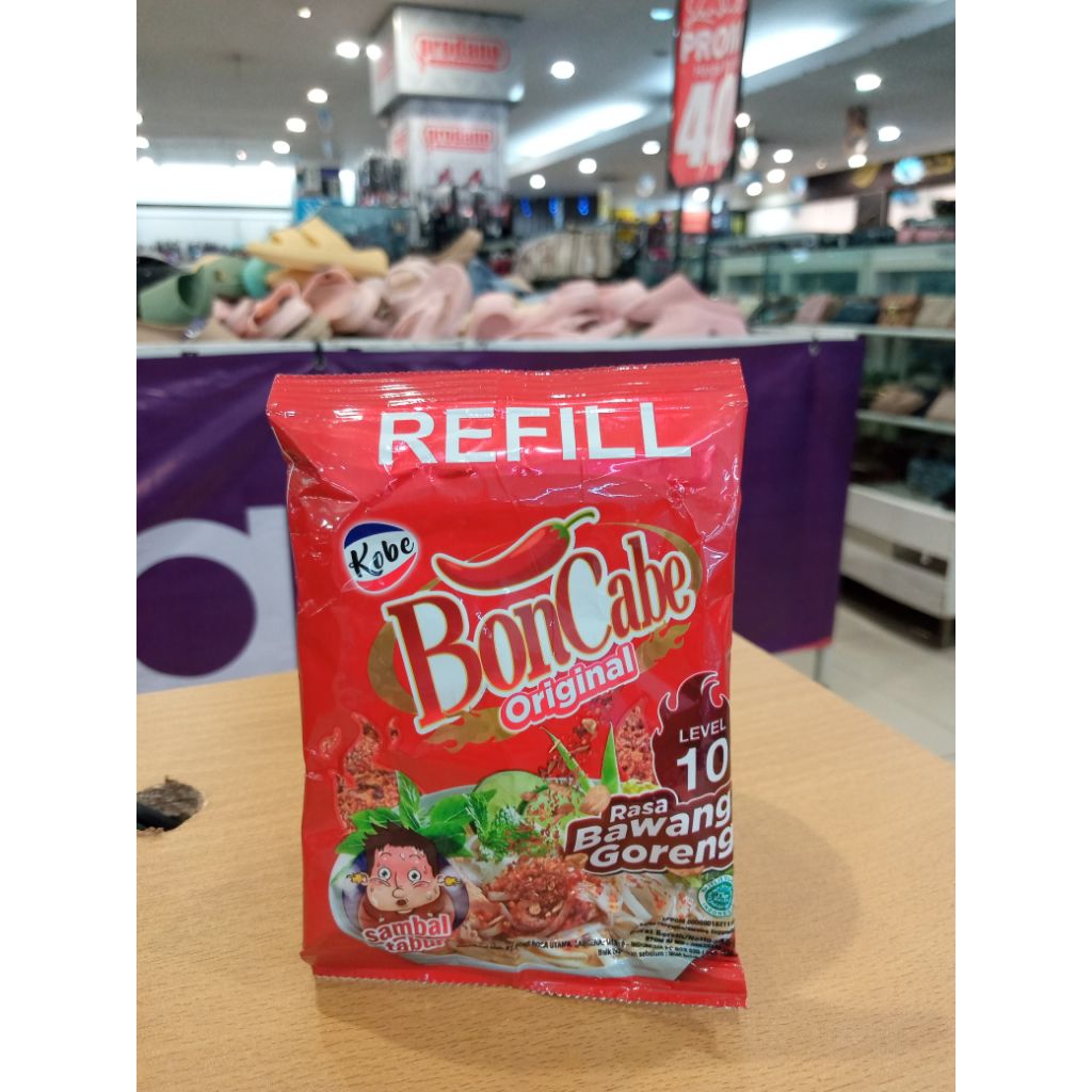 

Boncabe Original Level 10 rasa Bawang Goreng