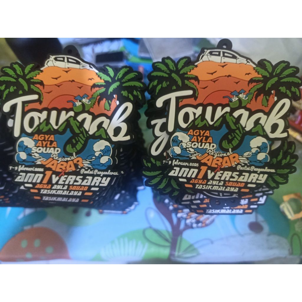 gantungan kunci karet custom