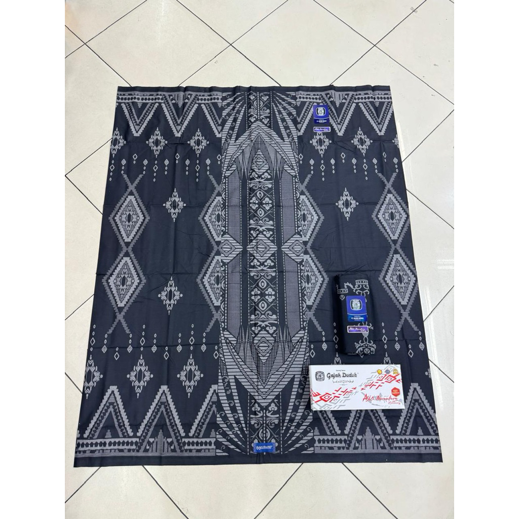 Sarung Tenun Gajah Duduk Kembang Khusus Hitam Kwalitas Original Premium