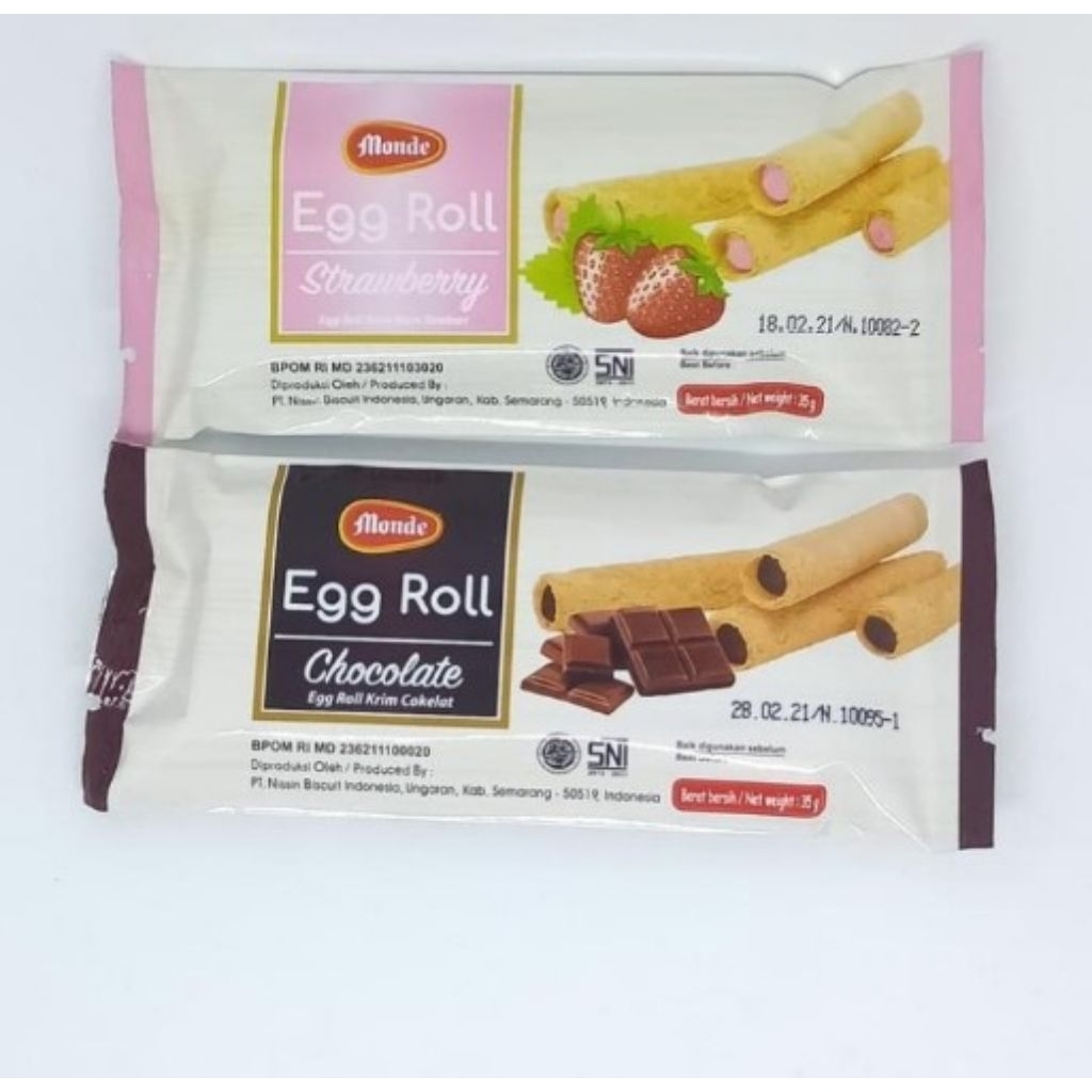 

Monde Egg Roll Cream 10pcs x 35gr