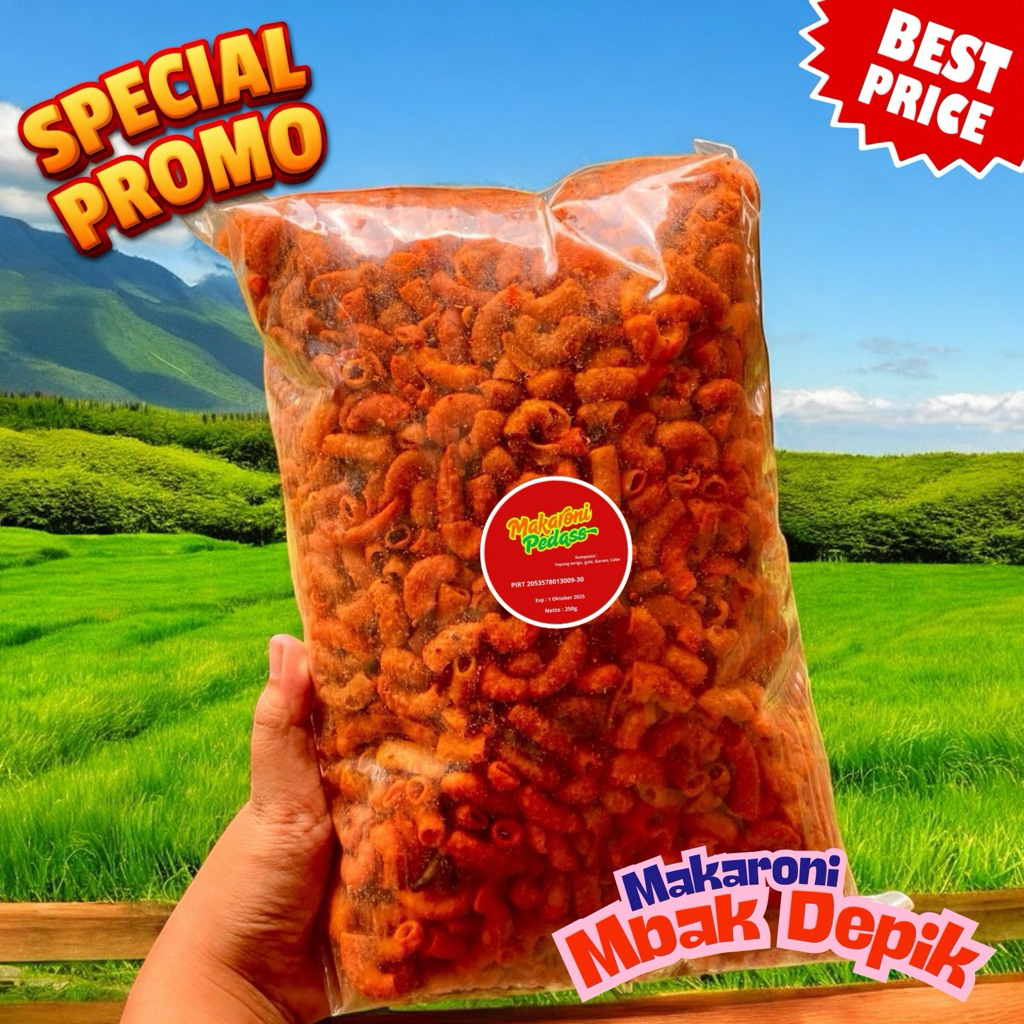 

Makaroni Surabaya 1/4kg ~ Makaroni Pedas | Makaroni Extra Pedas