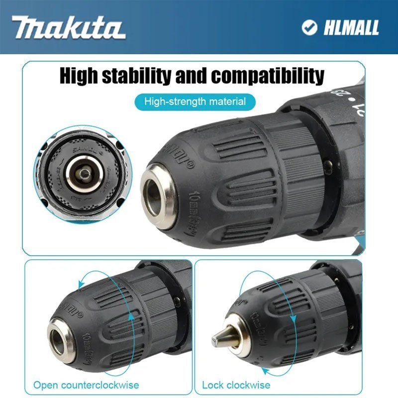 FREE ONGKIR MAKITA MESIN BOR LISTRIK BOR TANGAN TANPA KABEL DRIVER BOR PALU TANPA KABEL 399V,