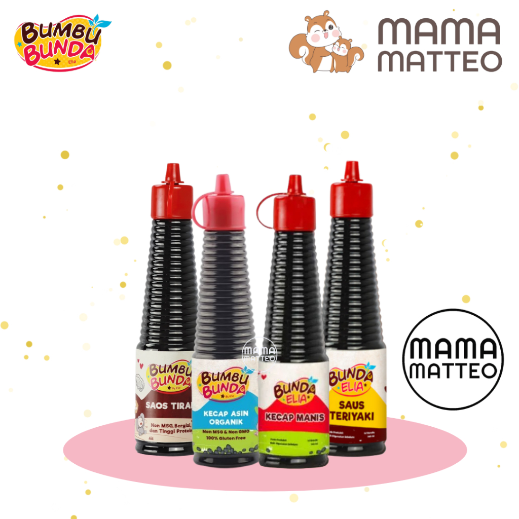 

BUMBU BUNDA BY ELIA Kecap Organik Manis Asin Saos Saus Teriyaki Tiram / Bumbu Masak / BANDUNG