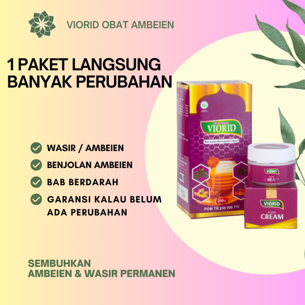 Paling Ampuh Viorid Obat Ambeien Wasir Paling Ampuh Herbal Ambeyen Luar Dalam Stadium 1 2 3 4 Cepat 