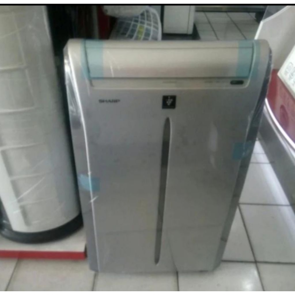 SHARP AC PORTABLE CV-P10TCY ORIGINAL EX DISPLAY LENGKAP DUS