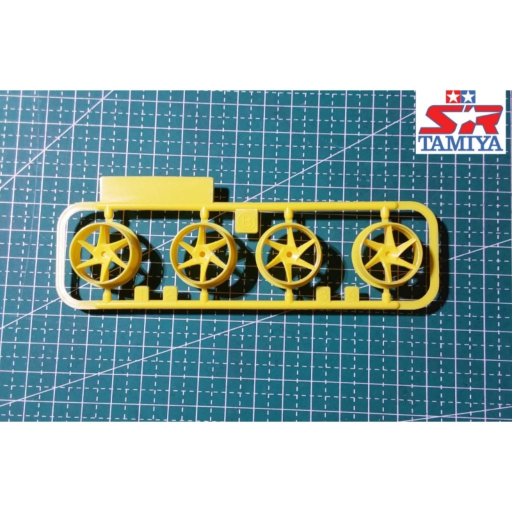 Tamiya Velg 5 Spoke Kuning /Yellow