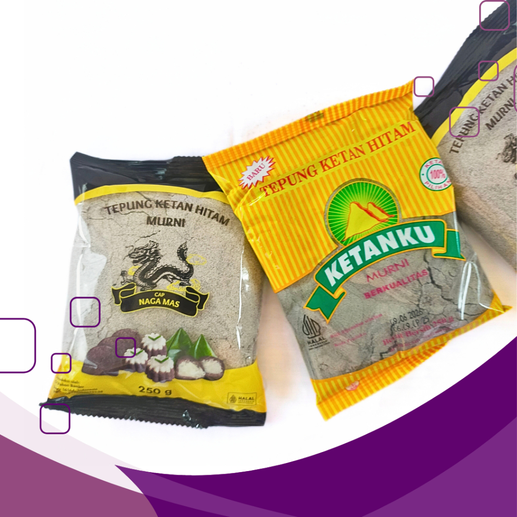 

Tepung Ketan Hitam Ketanku 250 gr