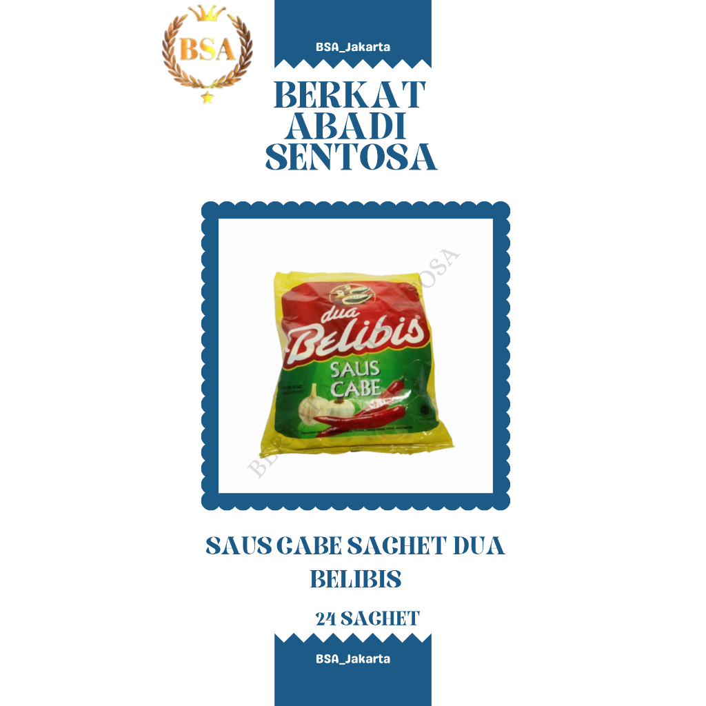 

SAUS CABE SACHET DUA BELIBIS (24 SACHET)