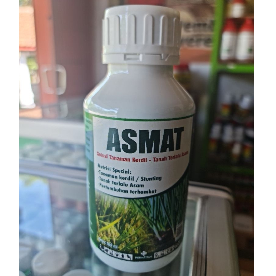 ASMAT 500ml - Pupuk Nutrisi Asam Humat - Untuk Mengatasi Tanaman Kerdil -Javanica
