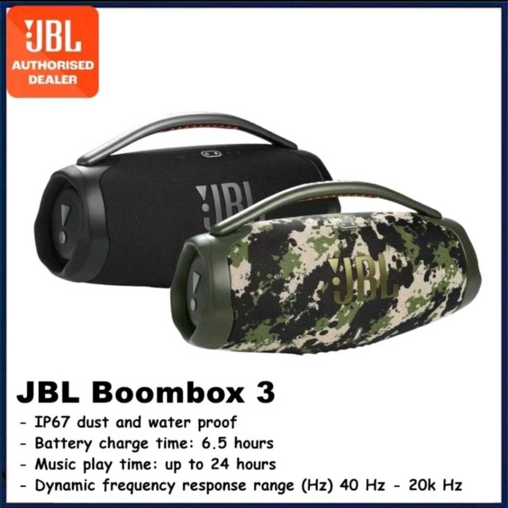 JBL Boombox 3 Speaker Portabel Bluetooth