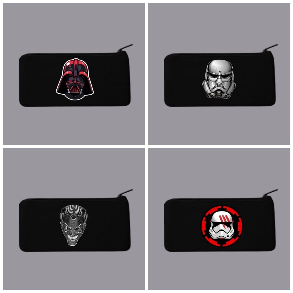

Tempat pensil star wars hitam/Tepak kanvas premium/Tempat alat tulis/Tempat kosmetik/Tempah hp/Tempat dokumen kartu/Pouch