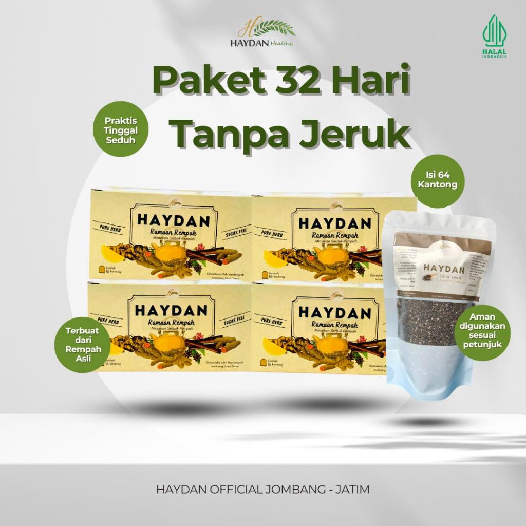 

Paket Triple Haydan 32 Hari Minuman ala JSR