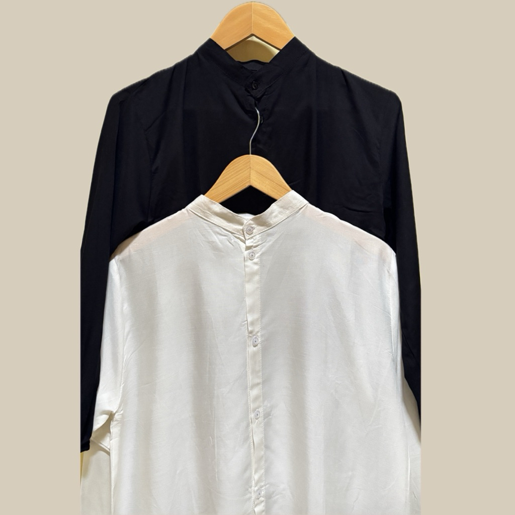 HEIRA Tunic/Tunik kancing belakang/Tunik rayon