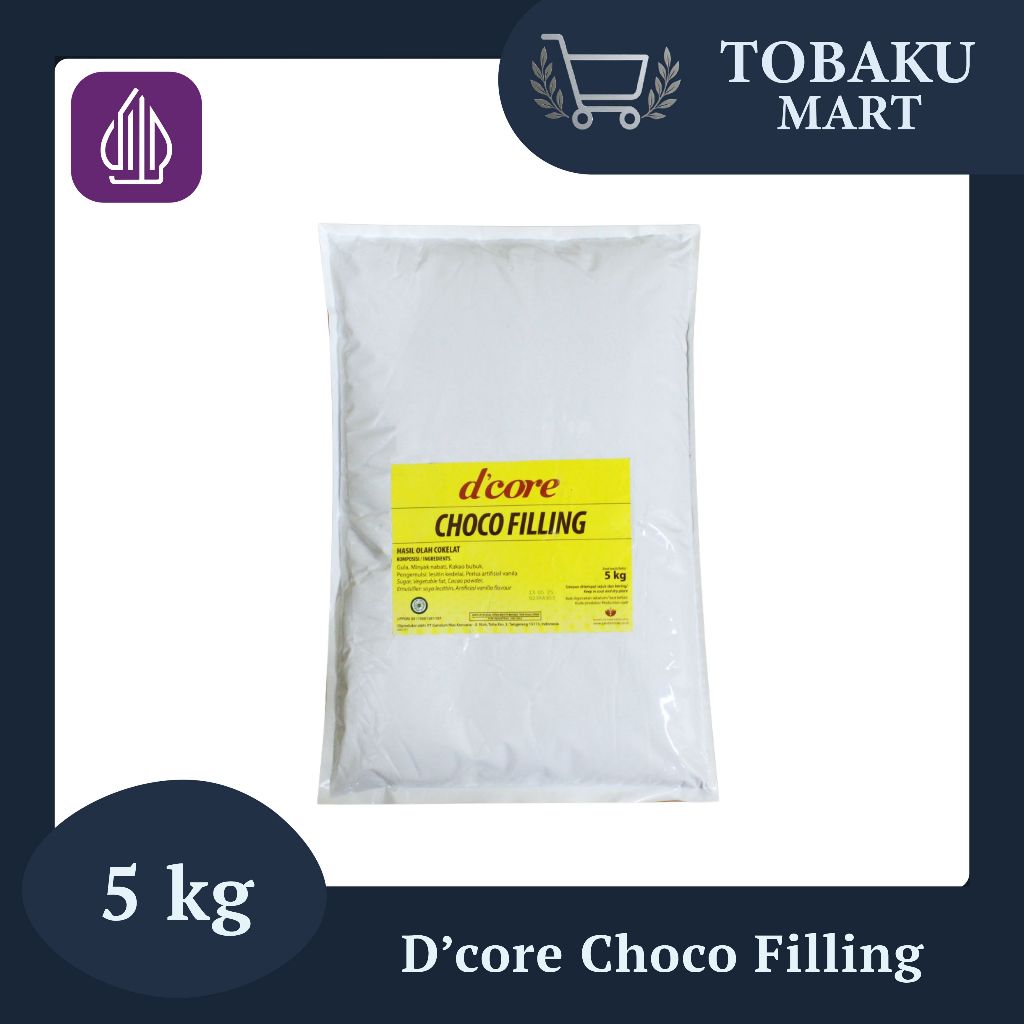

D’CORE CHOCO FILLING 5KG / COLATTA DCORE CHOCO FILLING / ISIAN COKELAT SIAP PAKAI UNTUK ROTI, DONAT, DAN KUE MODERN / FILLING COKELAT LEMBUT DENGAN RASA RICH DAN AROMA MENGGODA / COCOK UNTUK BAKERY, UMKM KUE, DAN INDUSTRI ROTI SKALA MENENGAH