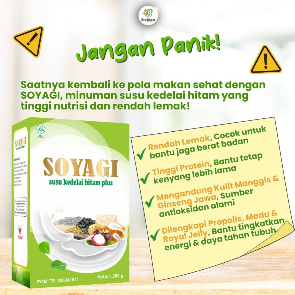 

SOYAGI susu kedelai hitam plus