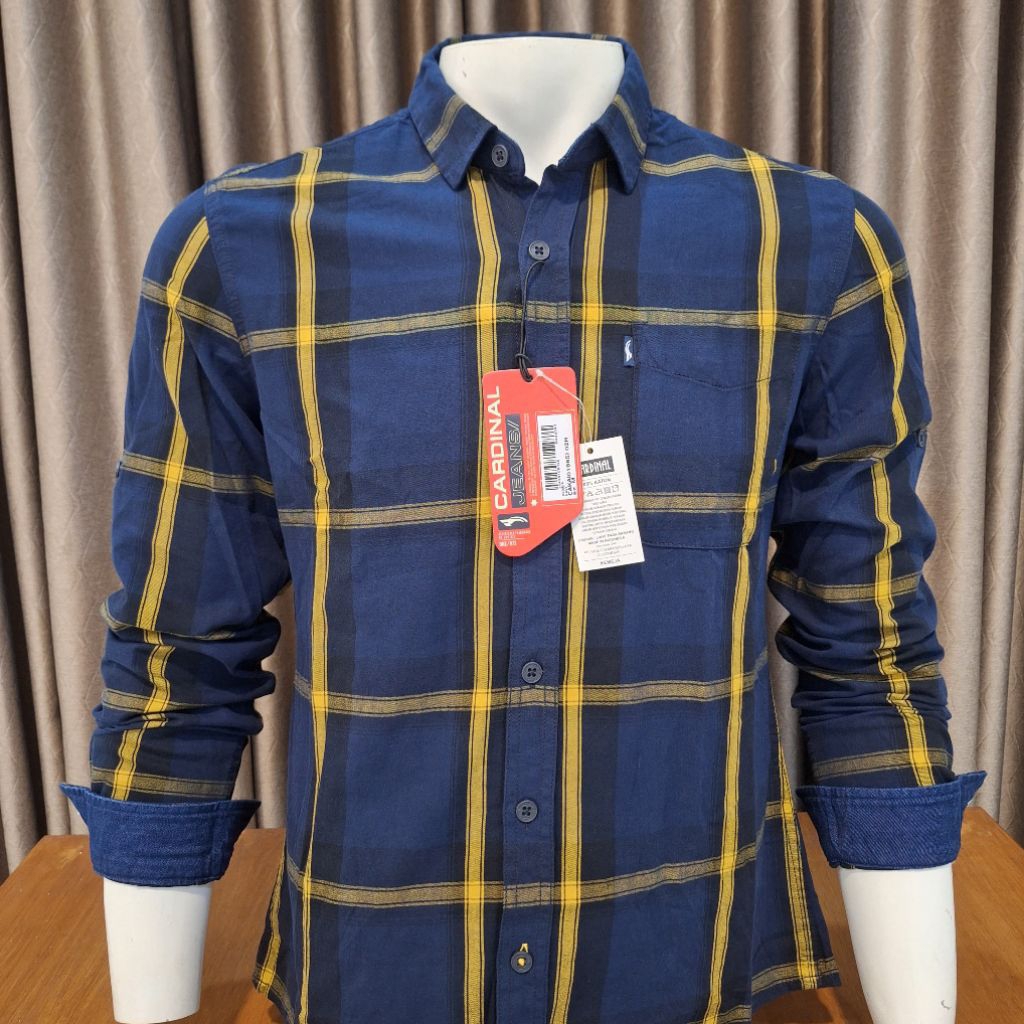 Kemeja Pria Cardinal jeans Slimfit