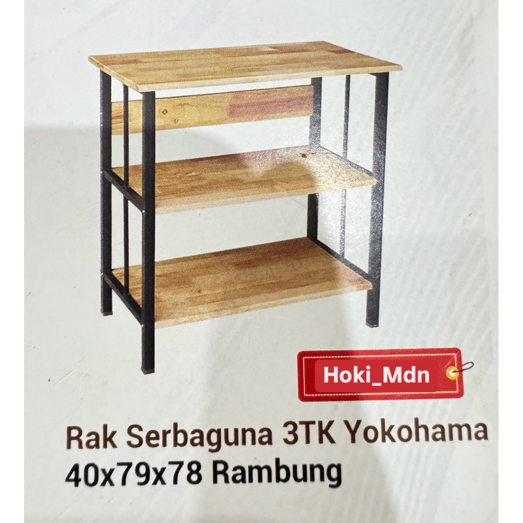 Meja serbaguna meja kayu kaki besi rak serbaguna rak kayu besi yokohama
