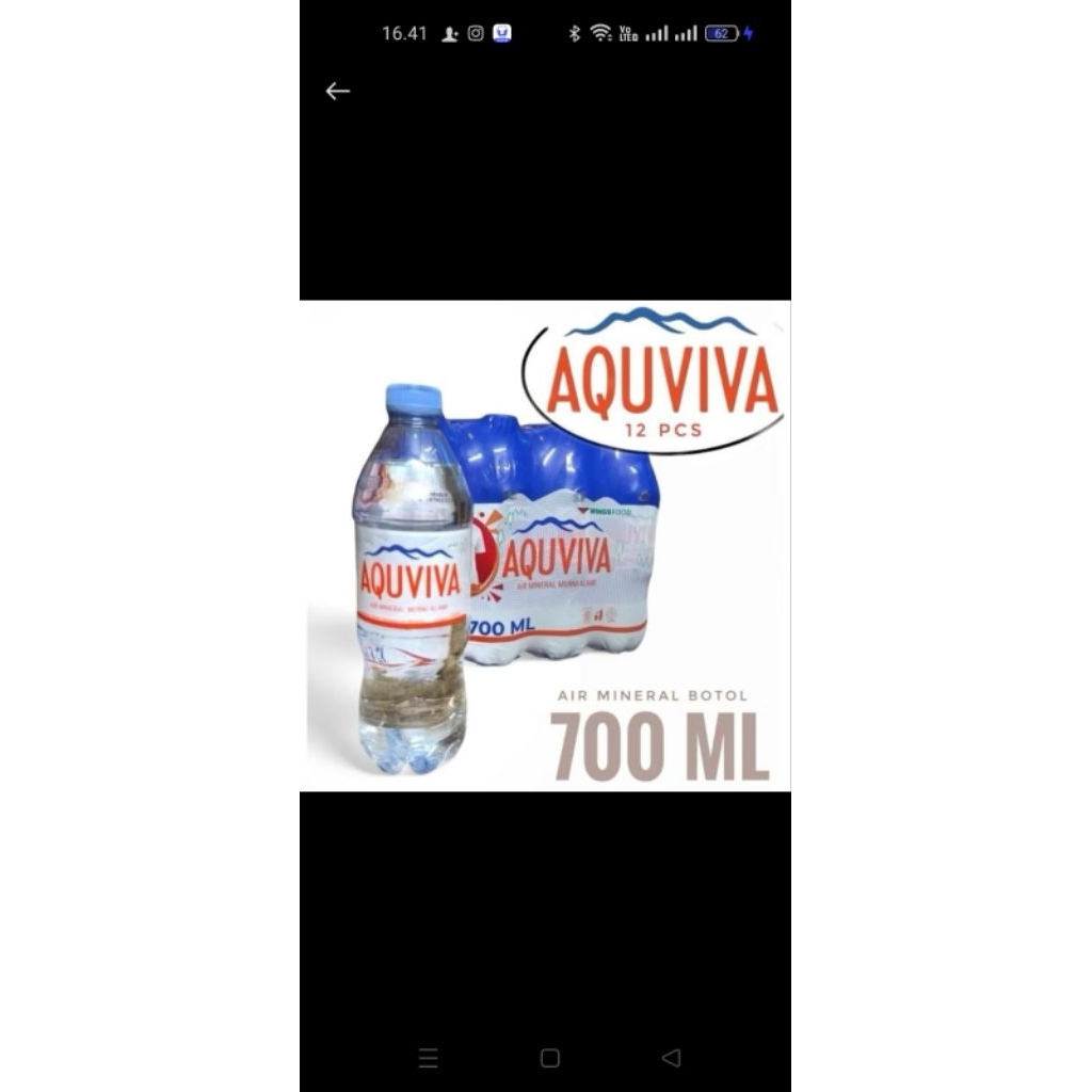 

MINUMAN AQUAVIVA 700 ML HARGA PERLUSIN