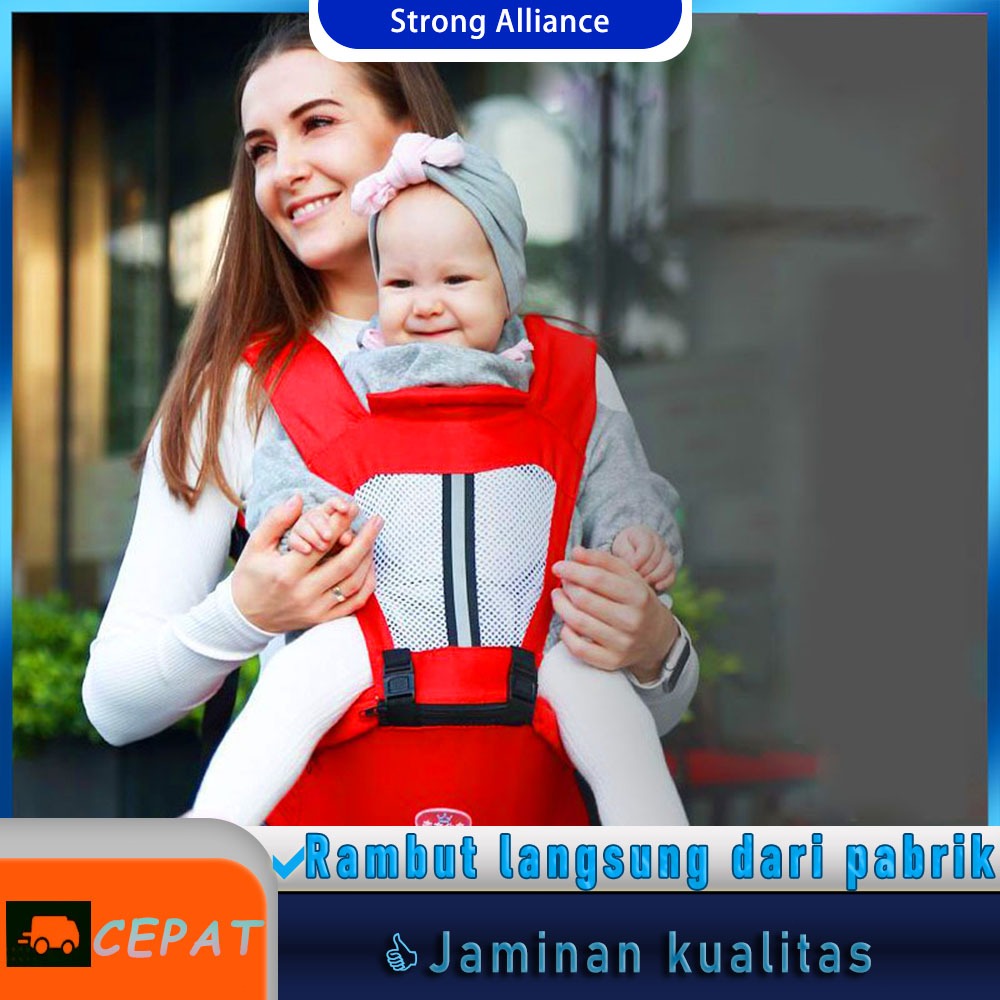 Gendongan Bayi 5 in 1 Gendongan Depan dan Belakang Gendongan Bayi Multifungsi Tas Ransel Bayi Baru L