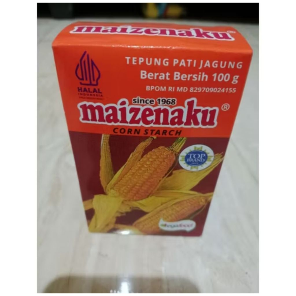 

MAIZENAKU Tepung Maizena 100gram Kemasan Box Tepung Pati Jagung Corn starch