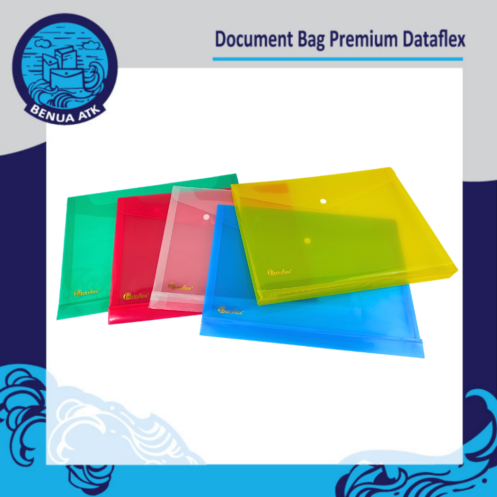 

Map Plastik Kancing / Document Bag Premium Dataflex isi 12pcs DF-7121
