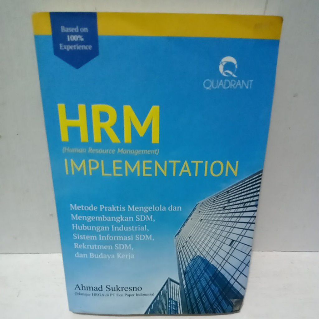 Buku Original HRM IMPLEMENTATION - AHMAD SUKRESNO