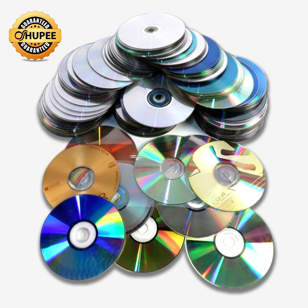 Jual Kepingan CD/DVD Untuk Prakarya Kerajinan Tangan Perkeping Kaset CD/DVD Bekas
