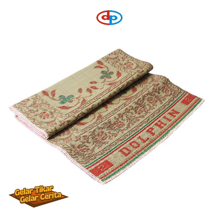 Dolphin Mat Tikar Tlisir TCTT Tikar Plastik Tikar Warna Motif Tikar Lipat/Tikar Piknik/ Alas Piknik 