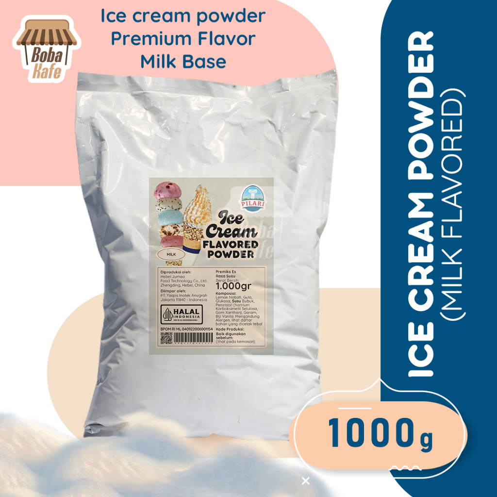 

Pilari Ice Cream Powder – Milk Flavor 1KG