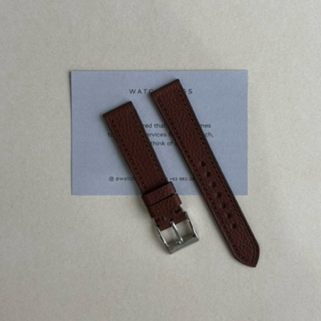 Tangerine Brown Leather Strap 18mm
