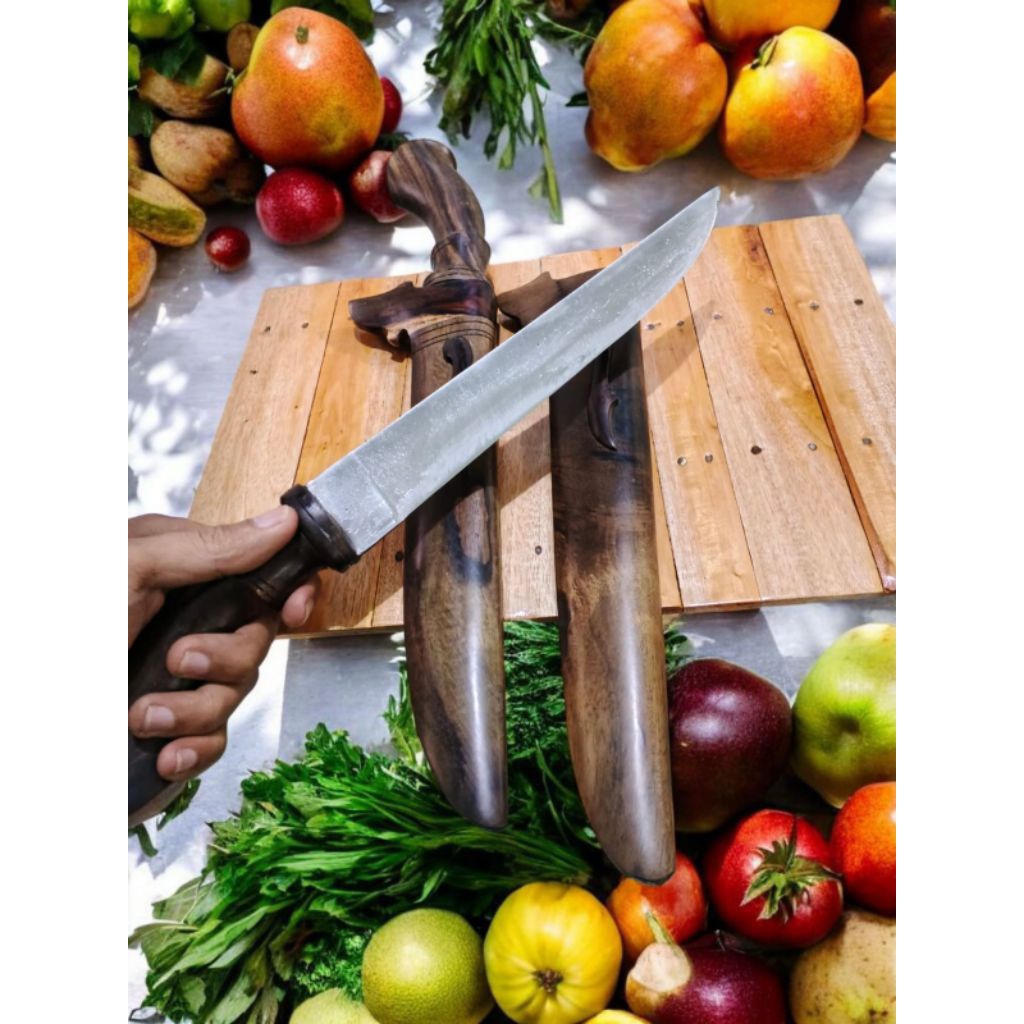 pisau streg baja per wilis sarung kayu sonokeling