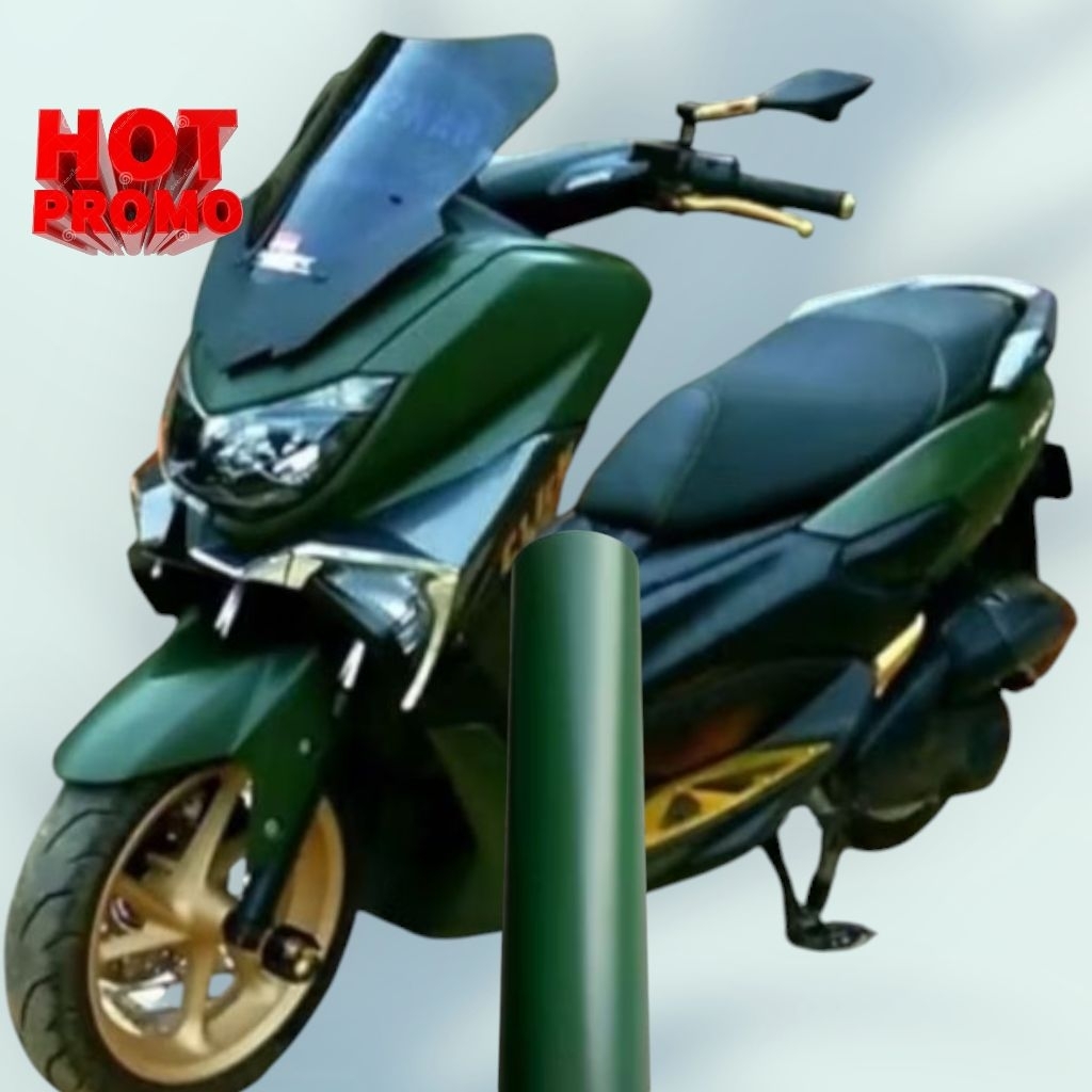 Sticker Skotlet Hijau Army Stiker Scotlet Dark GreenScotlite Setiker Hijau Army