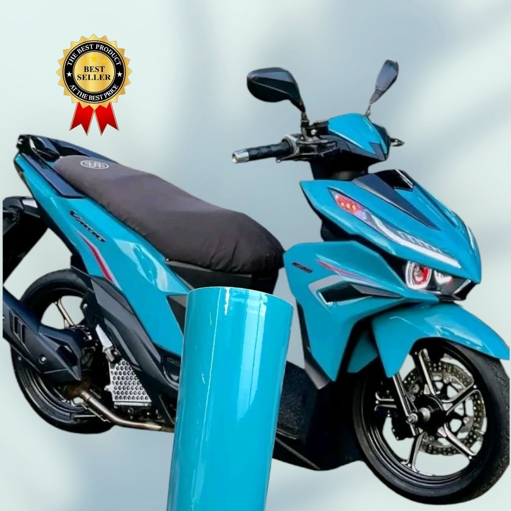 Sekotlet warna hijau tosca Glosy stiker skotlet motorhijau mint Sekotlet Motor warna biru doffGlosy 