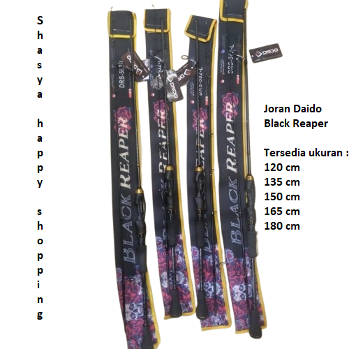 Joran Daido Black Reaper Full Fuji 120 cm 135 cm 150 cm 165 cm 180 cm Terlaris