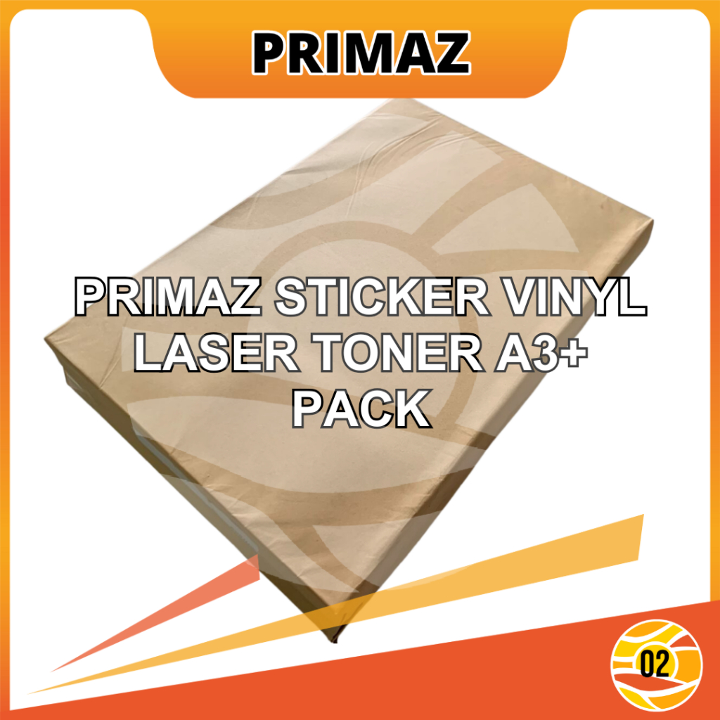 

Primaz Stiker Vinyl Laser Digital Print Laser A3+ Sticker Anti Air Tidak Mudah Sobek - Pack