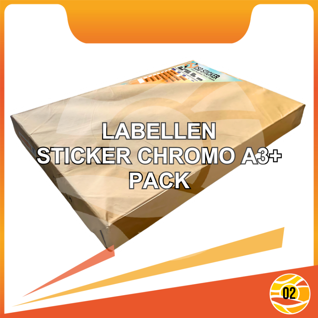

Labellen Sticker Chromo A3+ Stiker Kromo/Bontak Eco Glossy - PACK