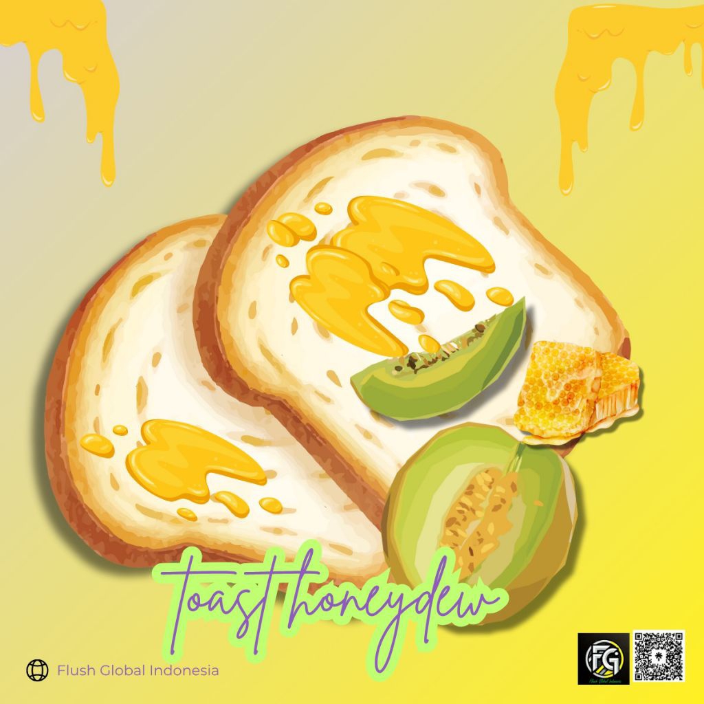 

ESSENCE PERISA AROMA TOAST HONEYDEW FLAVORING-KEMASAN 60ML-NON ALKOHOL[FOOD GRADE]