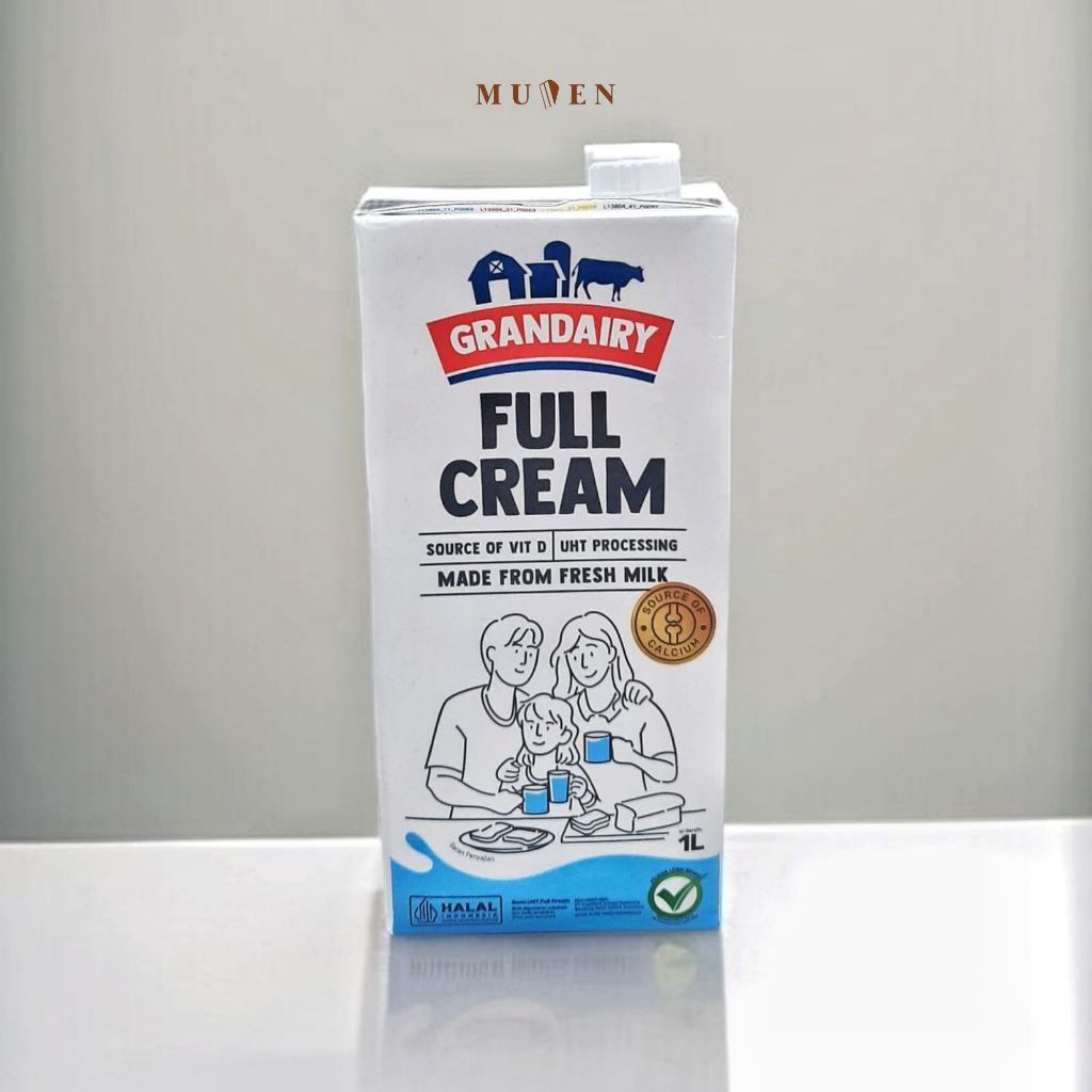 

GRANDAIRY UHT FULL CREAM MILK 1 L
