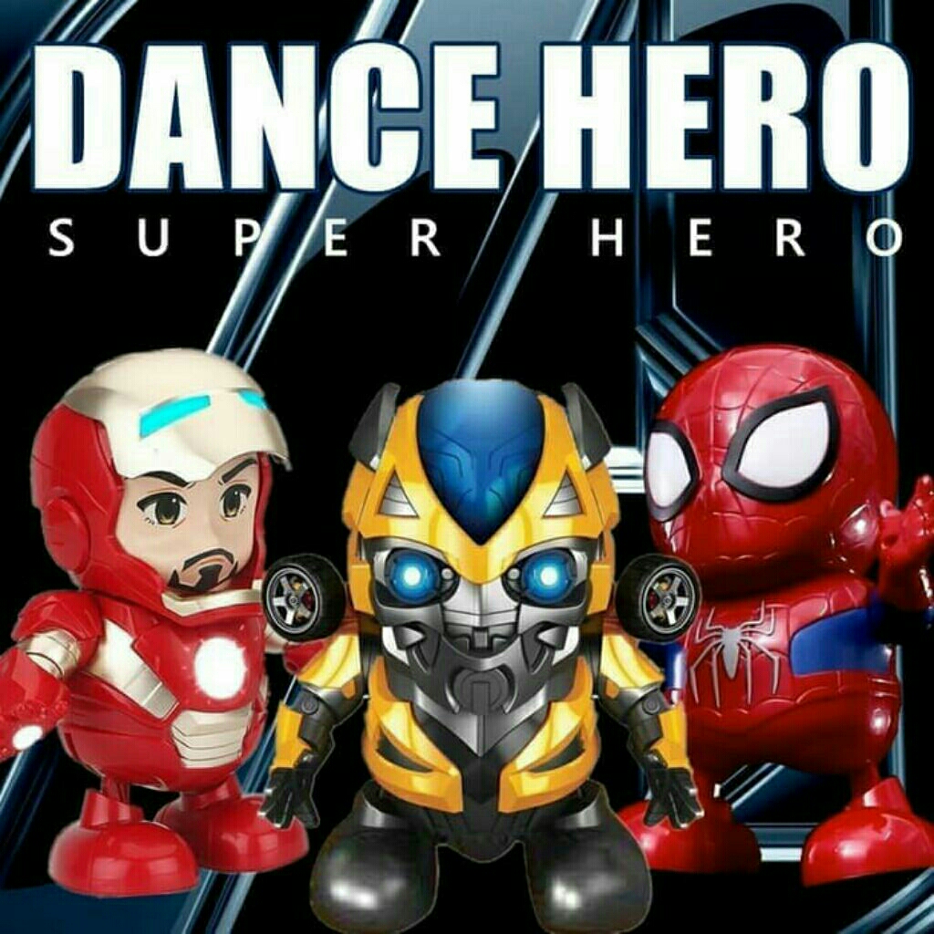 Mainan Anak Dance Robot Super Hero