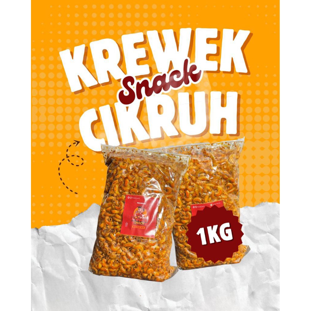 

MAKARONI CIKRUH 1KG KREWEK SNACK DAUN JERUK KHAS TASIKMALAYA