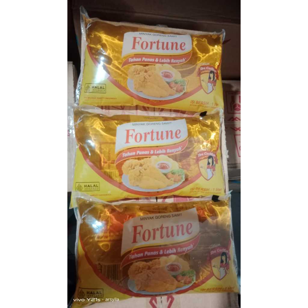 

MINYAK FORTUNE BANTAL KEMASAN 1 LITER